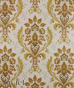 5951 Vintage barok wallpaper goud bruin klassiek Swiet, Huis en Inrichting, Verzenden, Bruin
