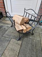 Haardhout mand, Ophalen, Metaal