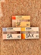 TDK SA,SA-X,SF 60/90 SEALED, Cd's en Dvd's, Cassettebandjes, Ophalen of Verzenden, Zo goed als nieuw, Overige genres, 2 t/m 25 bandjes