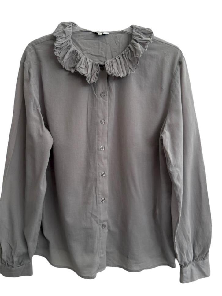 MbyM blouse L, Kleding | Dames, Blouses en Tunieken, Zo goed als nieuw, Maat 42/44 (L), Grijs, Ophalen of Verzenden