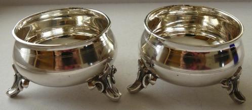 2x Nederlands zilveren zoutbakjes Van Kempen, Antiek en Kunst, Antiek | Goud en Zilver, Zilver, Ophalen
