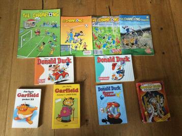 Stripboeken Champions, Garfield, Donald Duck beschikbaar voor biedingen