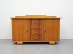 Vintage dressoir eiken, Huis en Inrichting, Kasten | Dressoirs, 100 tot 150 cm, Eikenhout, Niet bekend, 25 tot 50 cm