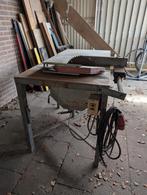 Krachtstroom Zaagtafel 360v met zaagbladen, Ophalen, Gebruikt, Cirkelzaag, 70 mm of meer