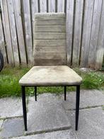 GRATIS 3 Velvet Stoelen - Groen - ophalen Reeshof Tilburg, Overige kleuren, Drie, Ophalen of Verzenden, Zo goed als nieuw