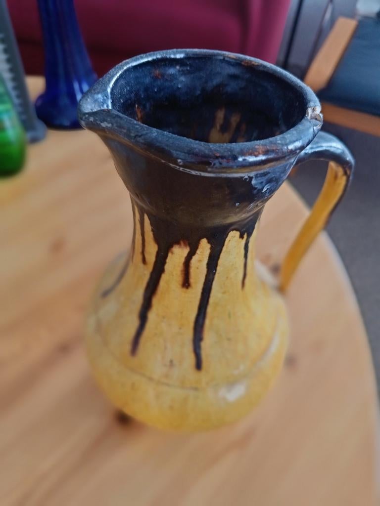 VEB Haldensleben vaas - Oost-Duitse keramiek, Ophalen of Verzenden