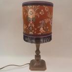 Schemerlamp vintage boudoir stijl oranje paars lila, Ophalen of Verzenden, Nieuw, Stof, Minder dan 50 cm
