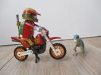 Playmobil dino motorcrosser met raptor (9431), Complete set, Zo goed als nieuw, Ophalen