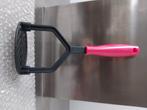 Pureestamper kunststof rood-zwart 25 cm nieuw, Ophalen of Verzenden, Nieuw