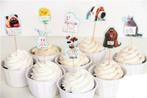 Leuke Cupcakesprikkers "SECRET LIFE OF PETS" pak à 24 st., Verzenden, Nieuw, Cupcakes, Versiering