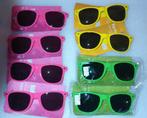 Partij neon blues brother brillen, Ophalen of Verzenden, Nieuw, Feestartikel, Carnaval
