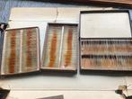 Microscoop Preparaten: 250 objectglaasjes, Ophalen, Gebruikt, Biologische microscoop
