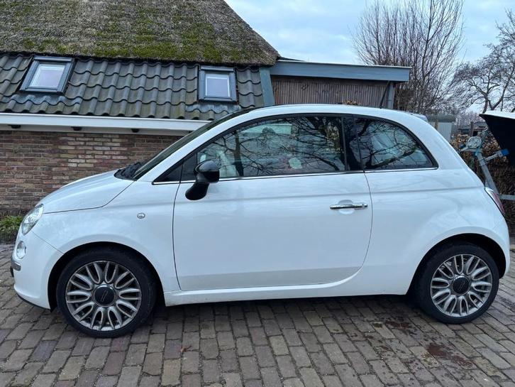 Fiat 500 0.9 80pk Twinair Turbo 2014 Wit, Auto's, Fiat, Particulier, Benzine, Euro 6, A, Hatchback, Handgeschakeld, Origineel Nederlands