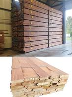 Pakketactie  Azobé hardhouten damwand 5 cm dik € 60,- m2 inc, Ophalen, Planken, Nieuw, Hardhout