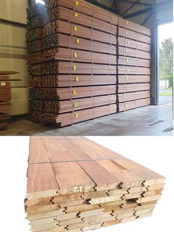 Pakketactie  Azobé hardhouten damwand 5 cm dik € 60,- m2 inc beschikbaar voor biedingen