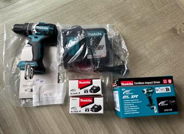 Makita set dtd172 slagtol dhp484 accuboorhamer 18v nieuw beschikbaar voor biedingen