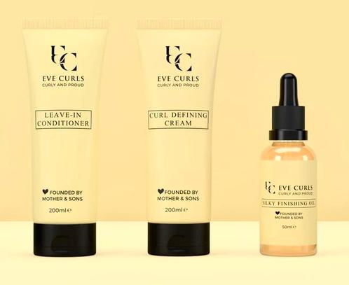 TE KOOP: set van Eve Curls, 1x gebruikt, Sieraden, Tassen en Uiterlijk, Uiterlijk | Haarverzorging, Nieuw, Shampoo of Conditioner