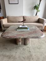 Marmer Salontafel in Verde Alpi Rossi Marmer, Huis en Inrichting, Tafels | Salontafels, Ophalen, Overige materialen, Gebruikt