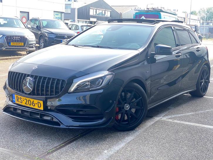 Mercedes-Benz A-klasse AMG 45 4MATIC 381PK/ 2015/ 1JAAR APK/, Auto's, Mercedes-Benz, Bedrijf, Te koop, A-Klasse, 4x4, ABS, Airbags
