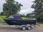 Sloep Admiral 475 xl Suzuki 15 pk, Watersport en Boten, Sloepen, 10 tot 30 pk, Ophalen of Verzenden, Zo goed als nieuw, 3 tot 6 meter
