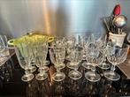 Wijnglazen en champagneglazen set, Antiek en Kunst, Antiek | Glas en Kristal, Ophalen of Verzenden