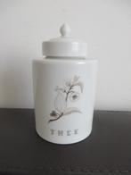 Furstenberg, klassiek Duits porselein thee busje, wit tekst, Antiek en Kunst, Antiek | Porselein, Ophalen of Verzenden