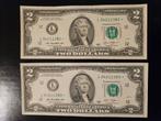 2x 2 dollars USA set 2013 jaar STER, Ophalen of Verzenden, Noord-Amerika, Setje