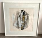 Moderne kunst - Schilderij - Gesigneerd - Collage, Ophalen of Verzenden