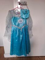 Frozen Elsa jurkje met cape. Leeftijd 5-6 jaar, Ophalen, Gebruikt, Meisje