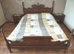 Eiken 2 persoons bed, Huis en Inrichting, Ophalen, Gebruikt, Tweepersoons, 200 cm