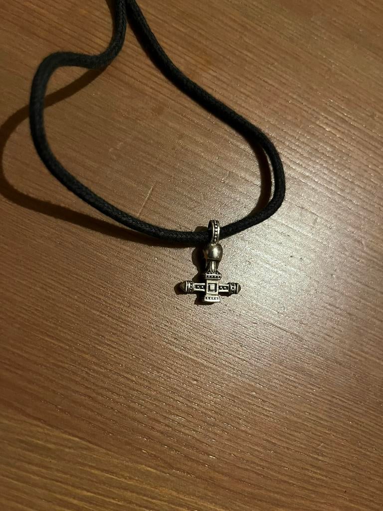 Zilveren skull hanger, Sieraden, Tassen en Uiterlijk, Kettinghangers, Ophalen of Verzenden, Zo goed als nieuw, Zilver