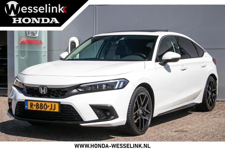 Honda Civic 2.0 e:HEV Advance - Afn. trekhaak | Schuif/-kant, Auto's, Honda, Te koop, Civic, ABS, Achteruitrijcamera, Adaptive Cruise Control