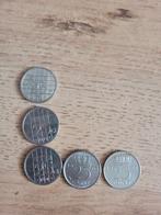 5 kwartjes, 5 x 25 cent, Postzegels en Munten, Munten | Nederland, Ophalen of Verzenden, Koningin Juliana, 25 cent