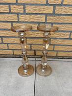 2x Riviera maison kandelaar candle holder Sandila maat L, Ophalen, Overige materialen, Overige kleuren, 25 tot 50 cm
