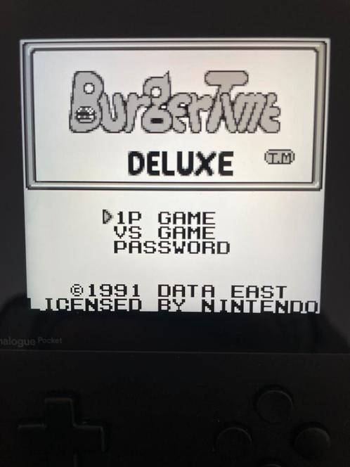 Burger Time Deluxe Nintendo Game Boy gb *no label, Spelcomputers en Games, Games | Nintendo Game Boy, Zo goed als nieuw, 1 speler