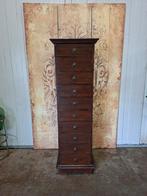 Koloniale ladenkast, apothekerskast, archiefkast, Ophalen of Verzenden, Hout, Cd's