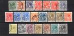 363 nvph 177-198 compleet gebruikt zie scan, Postzegels en Munten, Postzegels | Nederland, Ophalen of Verzenden, T/m 1940, Gestempeld