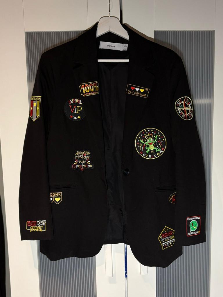 Oeteldonk jasje, Kleding | Dames, Carnavalskleding en Feestkleding, Ophalen of Verzenden, Zo goed als nieuw, Maat 36 (S), Carnaval