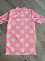 Hema uv shirt tshirt roze zwemshirt wit 146 152?, Meisje, Maat 146, UV-zwemkleding, Gebruikt