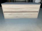 Eiken hout 2 lades nieuw met los blad 1.20, Ophalen, 100 tot 150 cm, Nieuw, Minder dan 100 cm