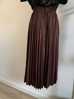 An'ge plooirok bordeaux rood metalic T2 = S/36 - M/38, Zo goed als nieuw, Maat 36 (S), Verzenden, An'ge