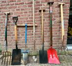 Set tuingereedschap -schop, schep, bats, riek, greep etc., Ophalen, Gebruikt, Schop