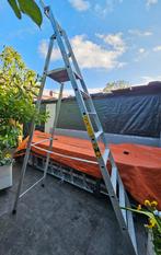 Zarges 8 tredentrap inklapbaar met materiaalbakje trap, Doe-het-zelf en Verbouw, Ladders en Trappen, Ophalen, Gebruikt, Trap, 2 tot 4 meter