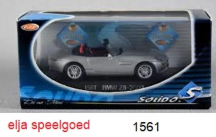 Modelauto solido 1:43 BMW Z8-2000 - 1561 schaalauto, Hobby en Vrije tijd, Modelauto's | 1:43, Nieuw, Auto, Solido, Ophalen of Verzenden