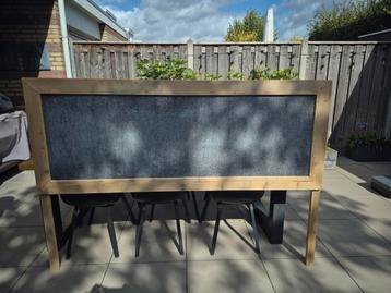 Steigerhout krijtbord beschikbaar voor biedingen
