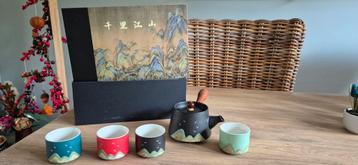 Japans theeservies, nieuw in doos beschikbaar voor biedingen