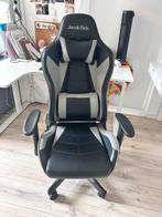Gamestoel / bureaustoel zwart grijs, Huis en Inrichting, Bureaustoelen, Ophalen, Zwart, Zo goed als nieuw, Gaming bureaustoel