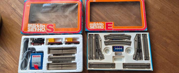 Märklin Treinset SET-HO S+E - Compleet!, Hobby en Vrije tijd, Modeltreinen | H0, Gebruikt, Treinset, Wisselstroom, Märklin, Analoog