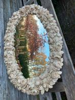 Spiegel met bloemenrand - 80x45, Ophalen, Minder dan 50 cm, Zo goed als nieuw, Minder dan 100 cm