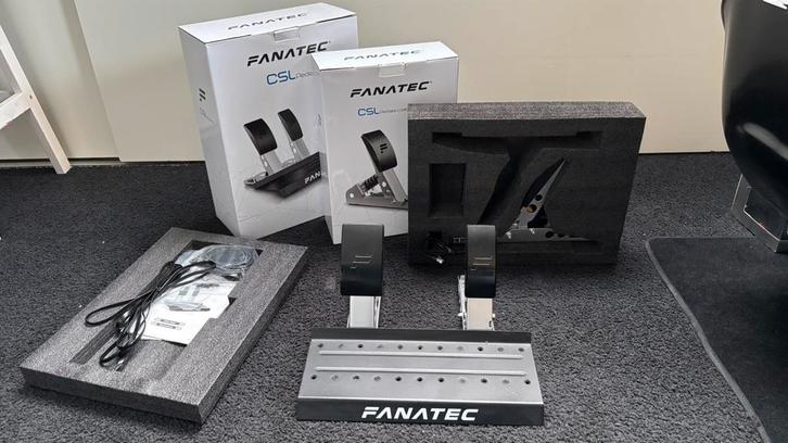 Fanatec CSL Elite pedalen + Load Cell kit, Computers en Software, Joysticks, Zo goed als nieuw, Ophalen of Verzenden